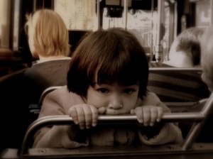 childhood curiosities riding a city bus